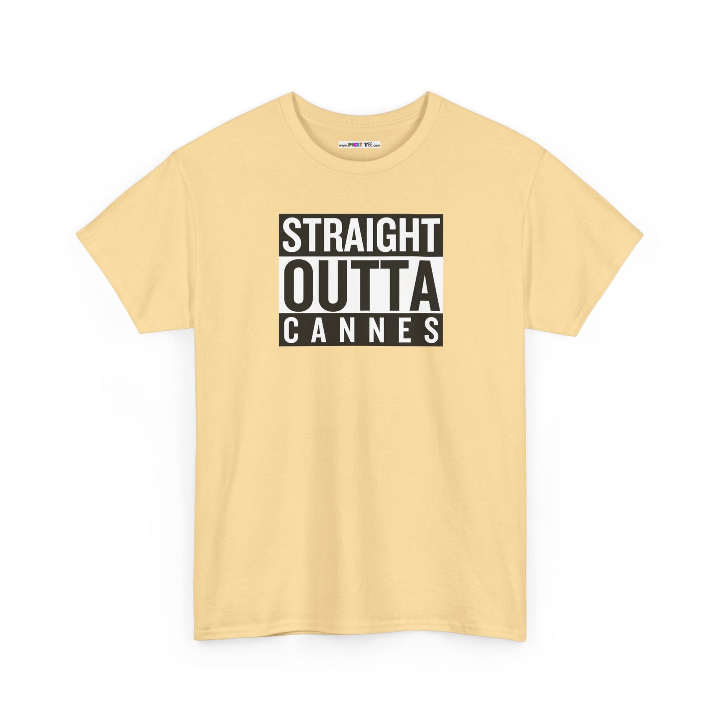 STRAIGHT OUTTA CANNES Unisex Heavy Cotton Tee