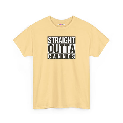 STRAIGHT OUTTA CANNES Unisex Heavy Cotton Tee