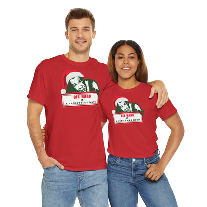 DIE HARD IS A CHRISTMAS MOVIE Unisex Heavy Cotton Tee