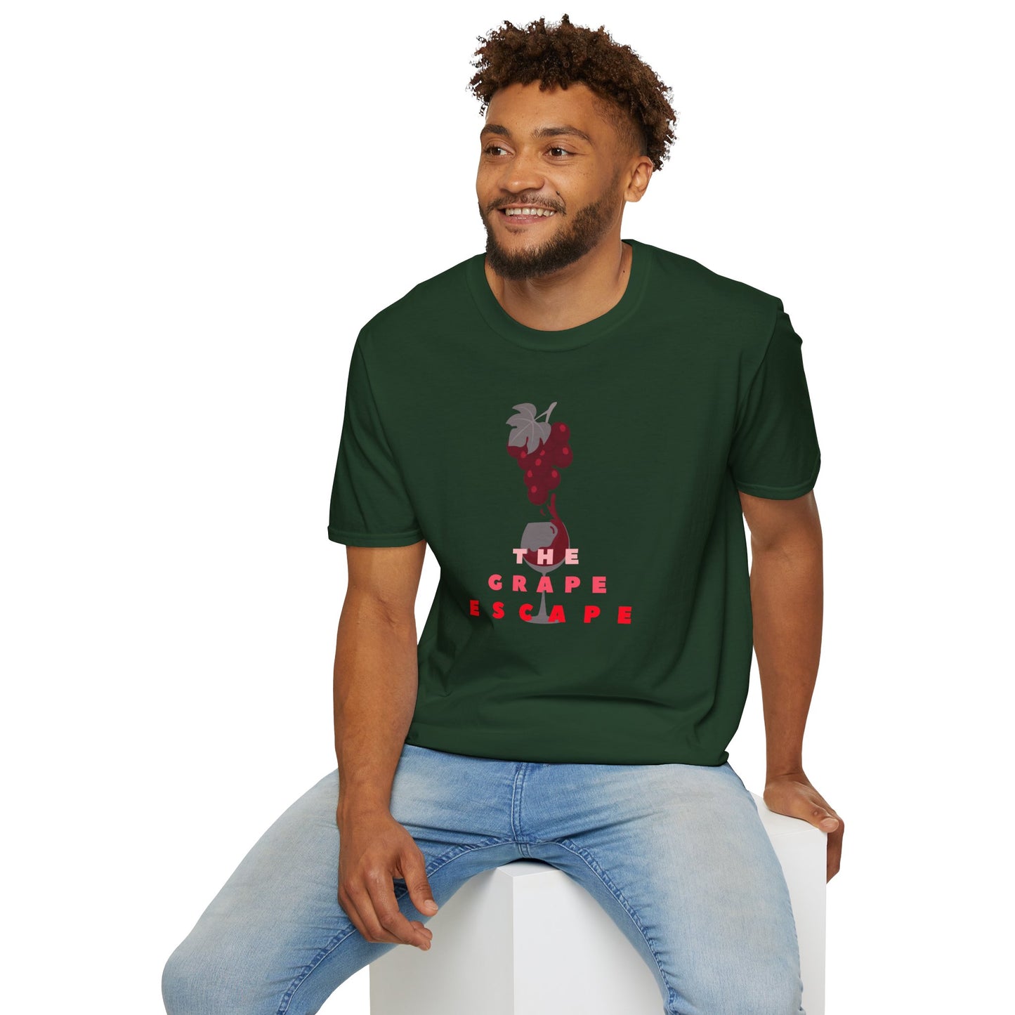 THE GRAPE ESCAPE Unisex Softstyle 100% Cotton T-Shirt