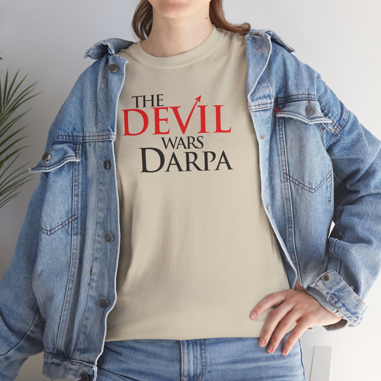 THE DEVIL WARS DARPA Unisex Heavy Cotton Tee