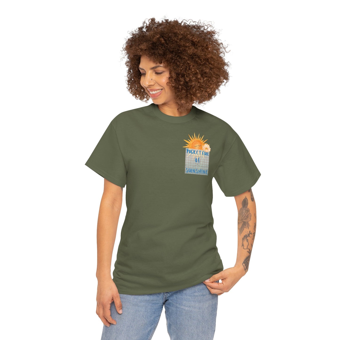 POCKETFUL OF SUNSHINE Unisex Heavy Cotton Tee