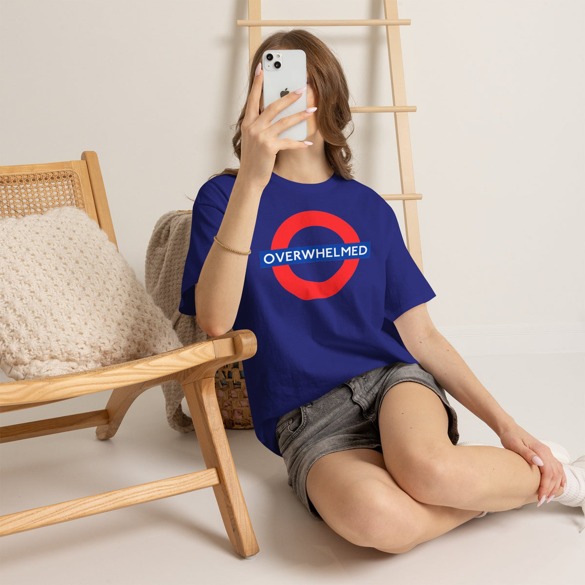 OVERWHELMED Unisex Heavy Cotton Tee