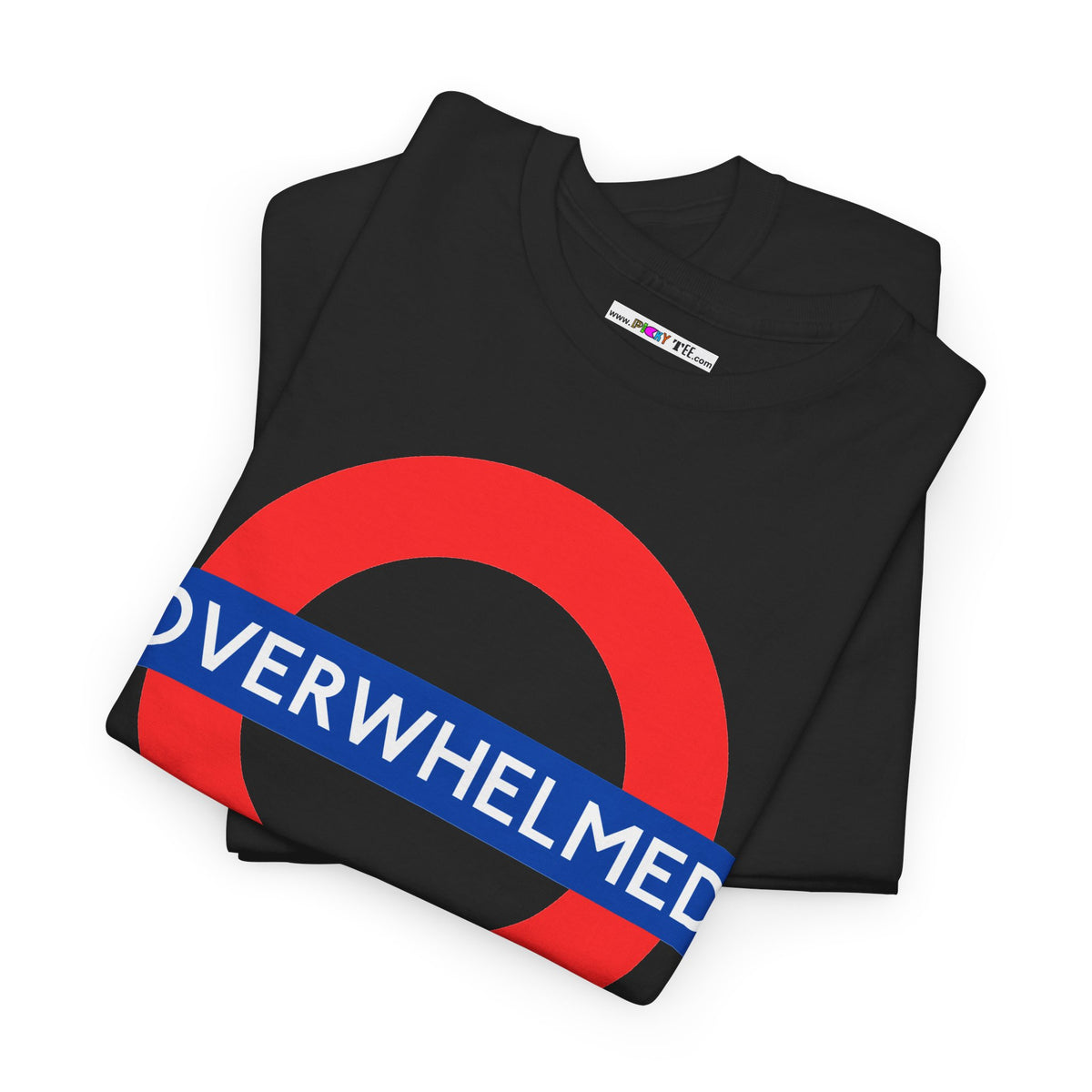 OVERWHELMED Unisex Heavy Cotton Tee