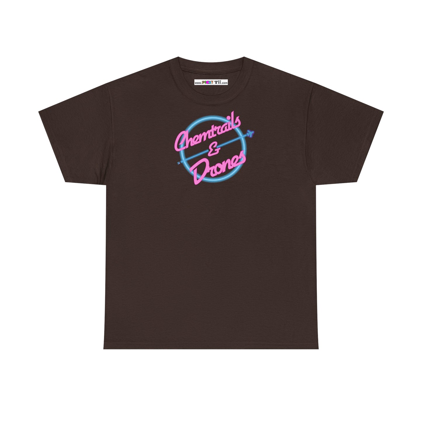 Chemtrails & Drones Unisex Heavy Cotton Tee