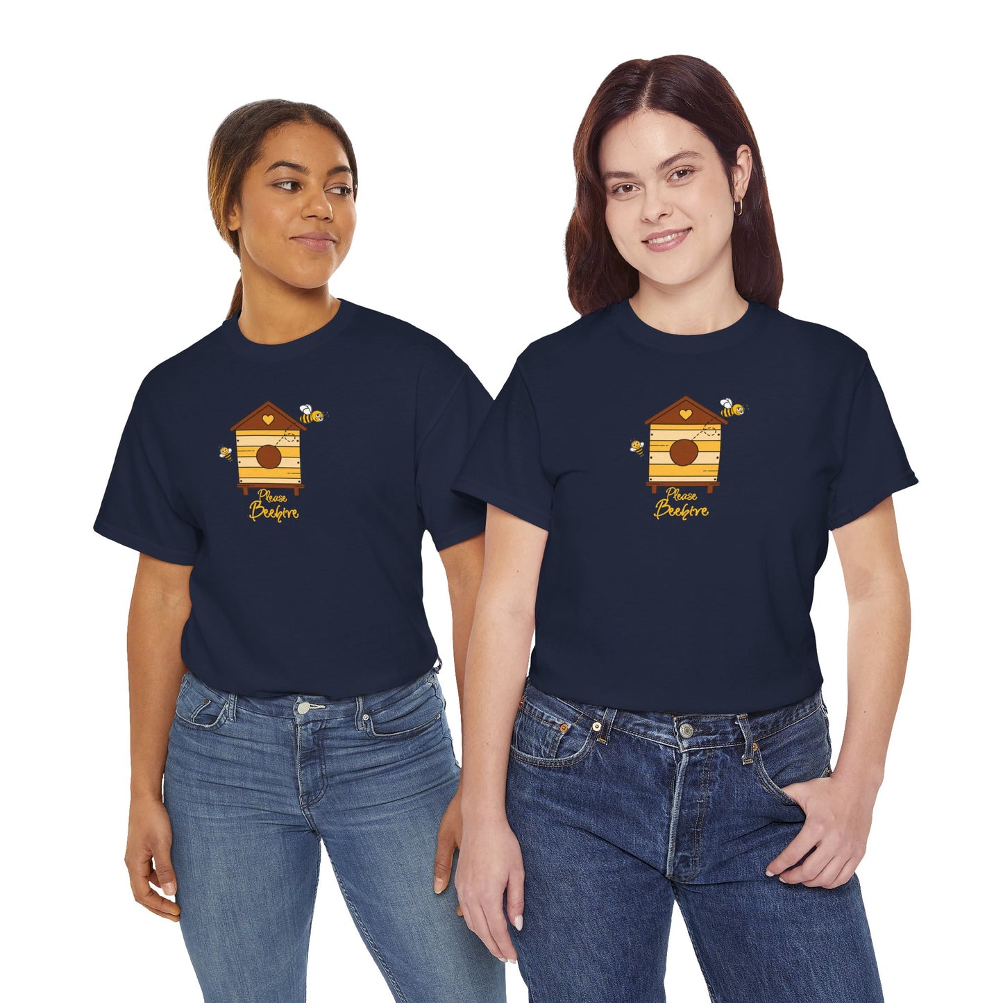 Please Beehive Unisex Heavy Cotton Tee