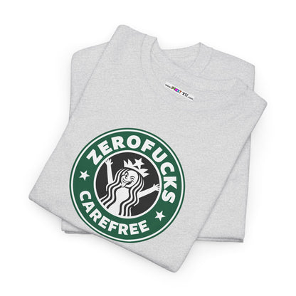 ZEROFUCKS CAREFREE Unisex Heavy Cotton Tee