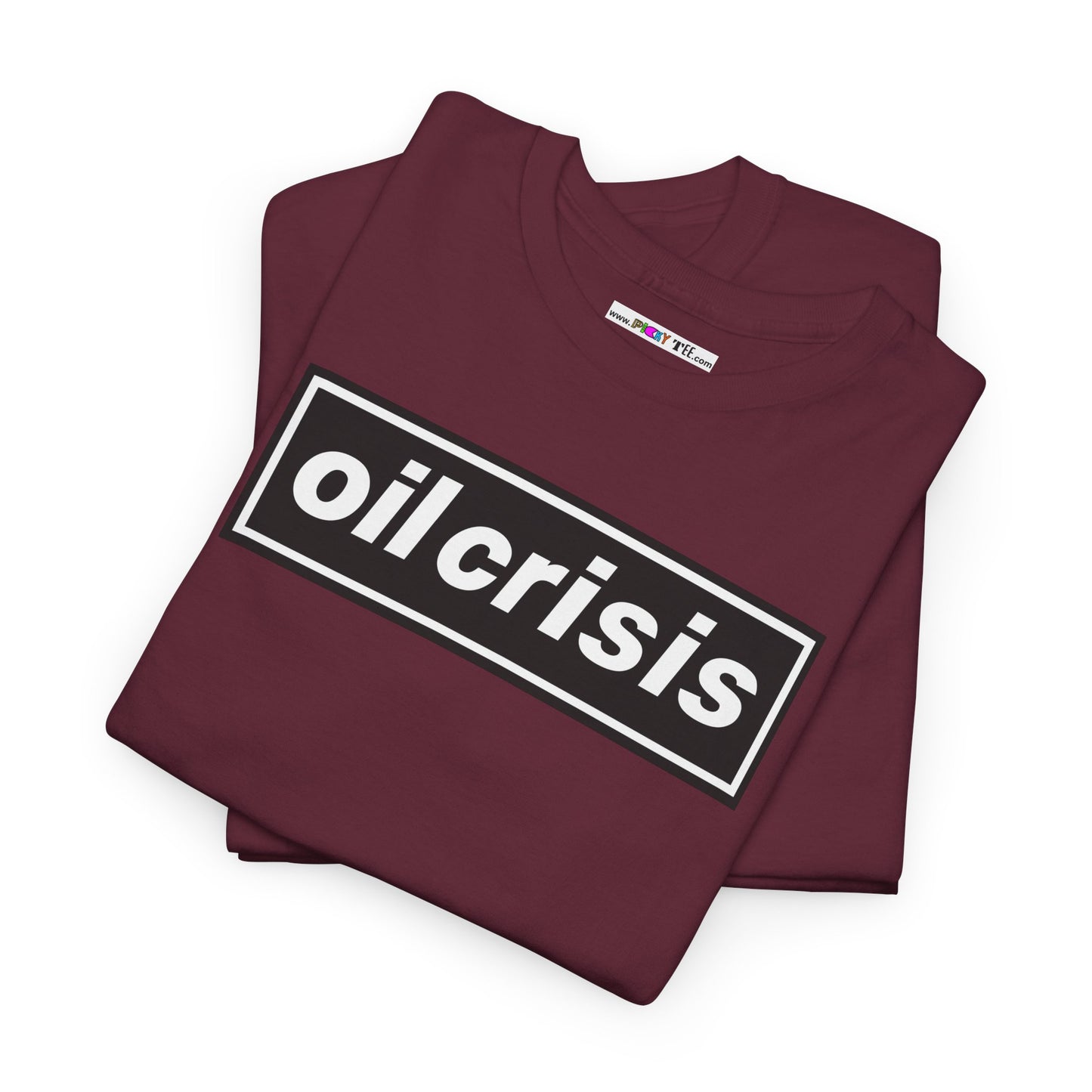 oil crisis/Foil THE crisis Unisex Heavy Cotton Tee