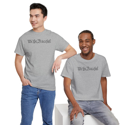 WE THE PEACEFUL Unisex Heavy Cotton Tee