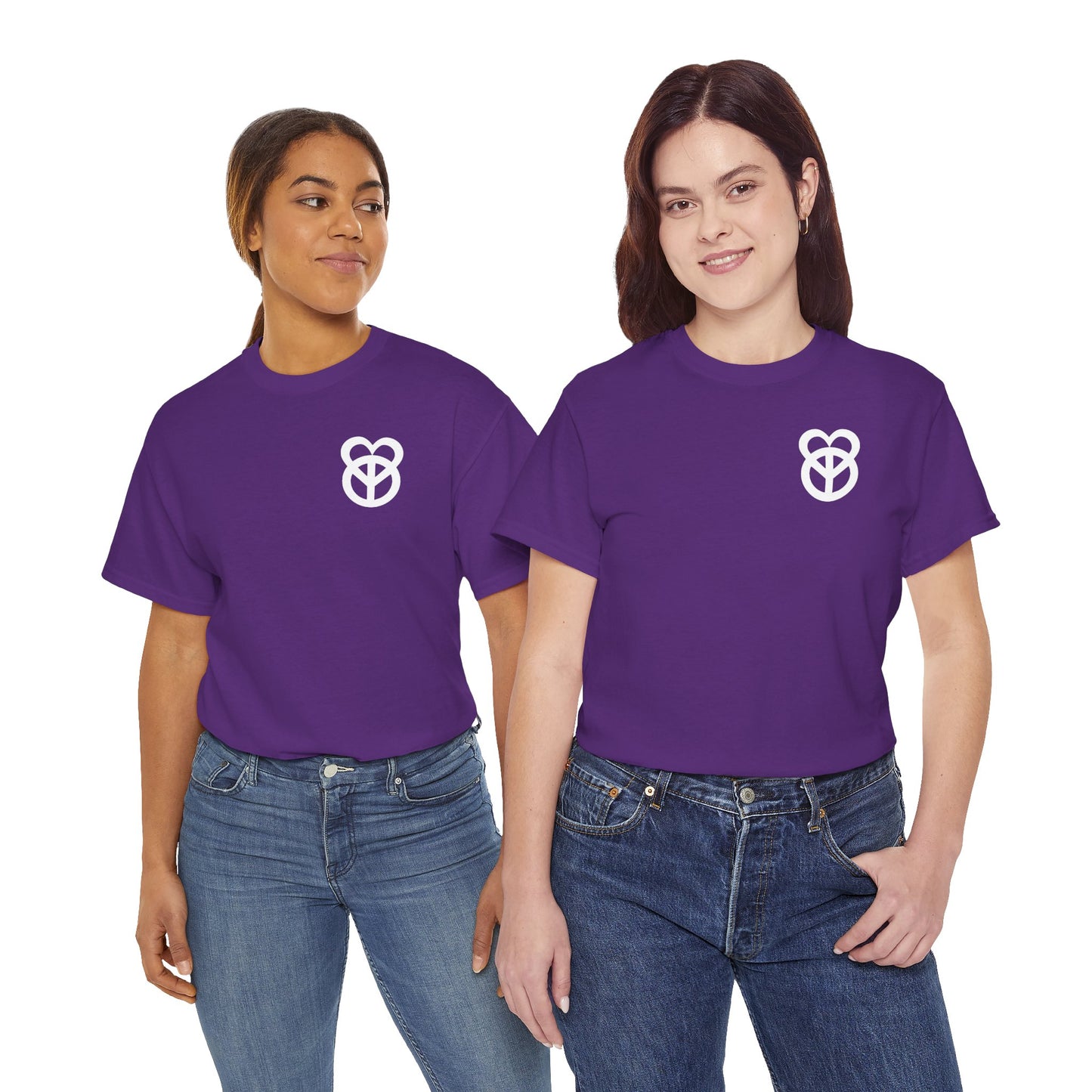 KEEP PEACE AND LOVE ON Unisex Heavy Cotton Tee