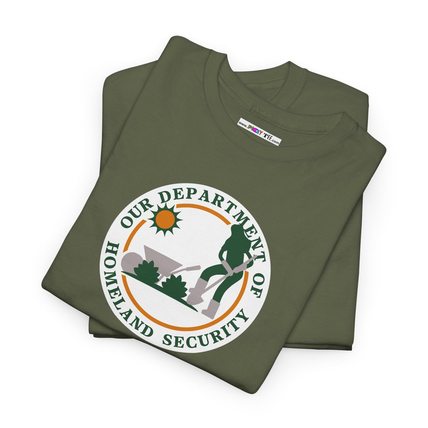 HOMELAND SECURITY (OUR DEPARTMENT OF) Unisex Heavy Cotton Tee