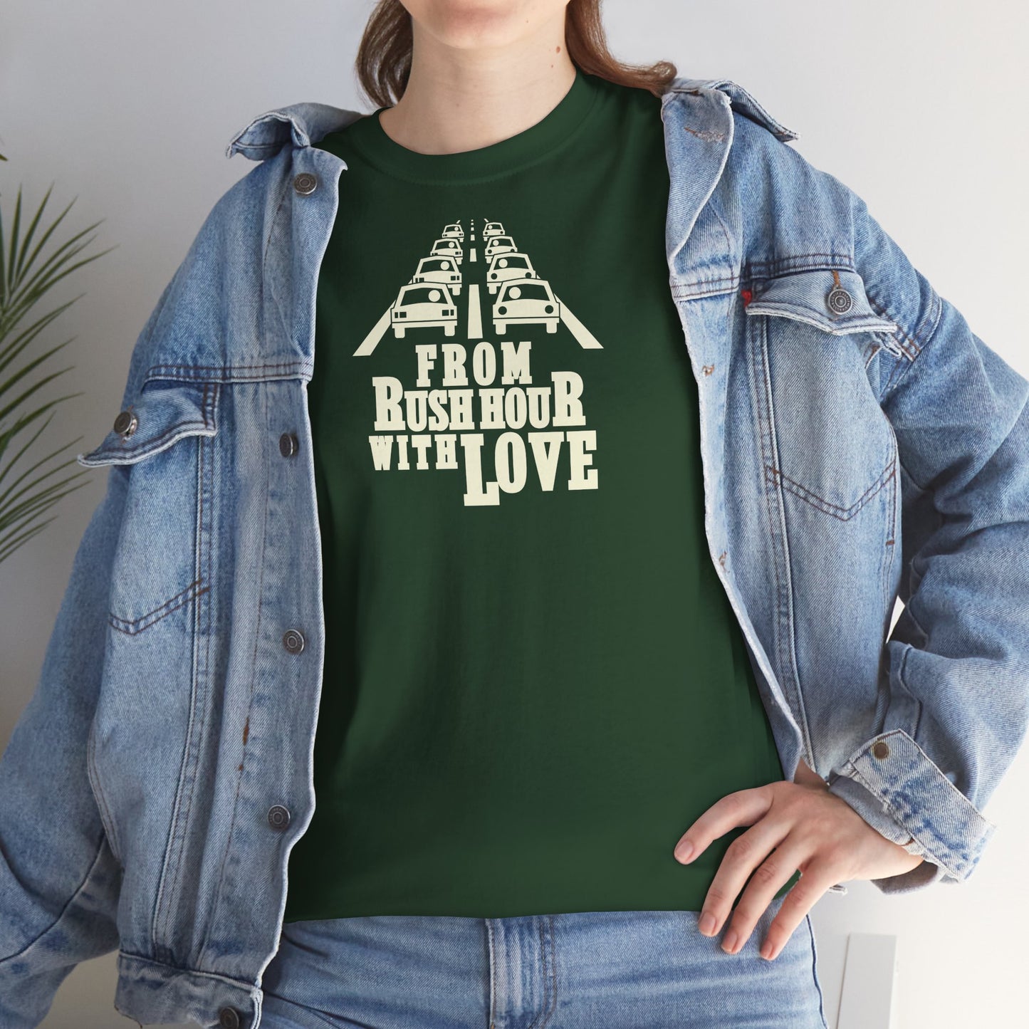 FROM RUSH HOUR WITH LOVE Unisex Heavy Cotton Tee