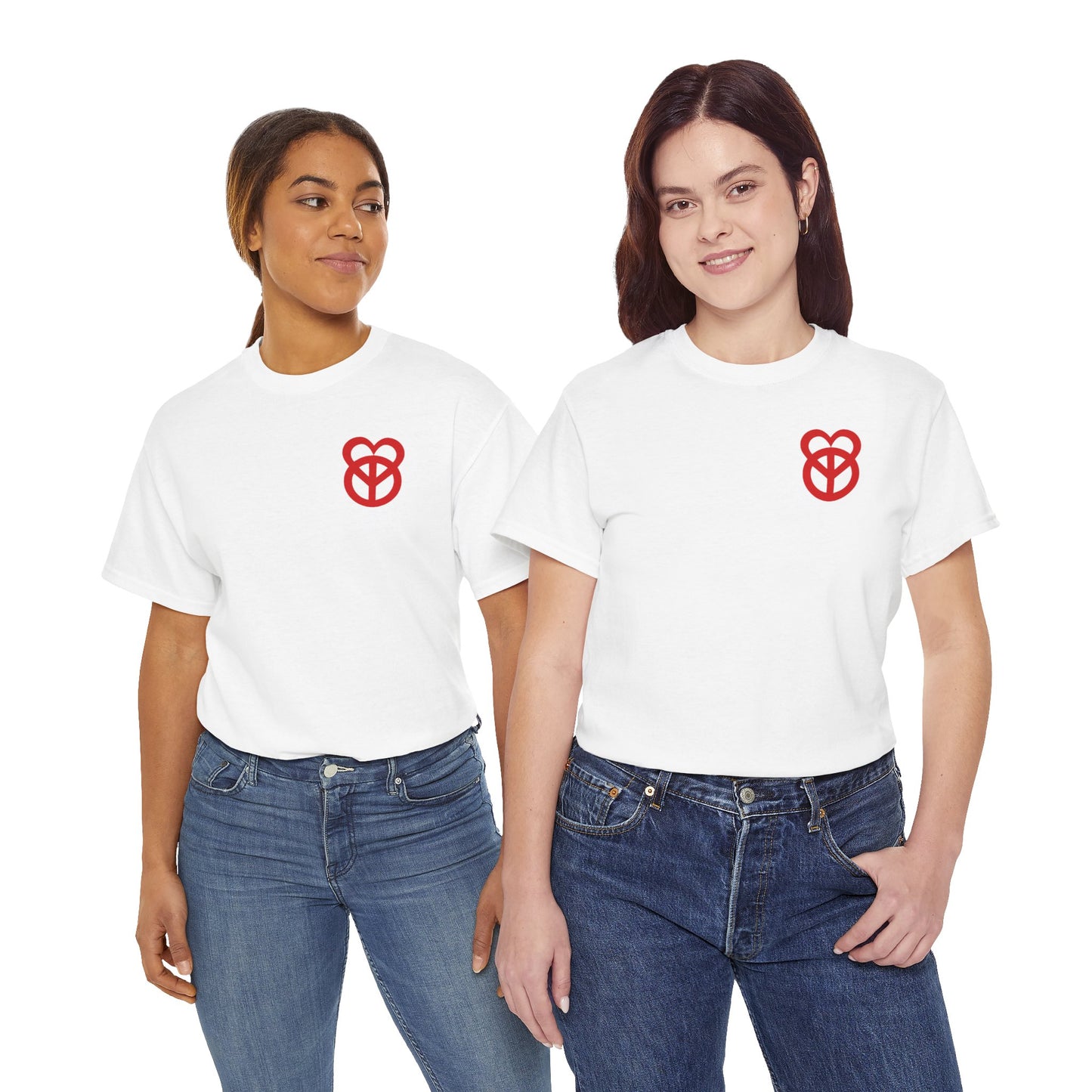 KEEP PEACE AND LOVE ON Unisex Heavy Cotton Tee