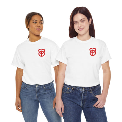KEEP PEACE AND LOVE ON Unisex Heavy Cotton Tee