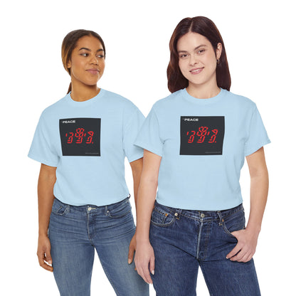 the PEACE ghost in the war-machine Unisex Heavy Cotton Tee