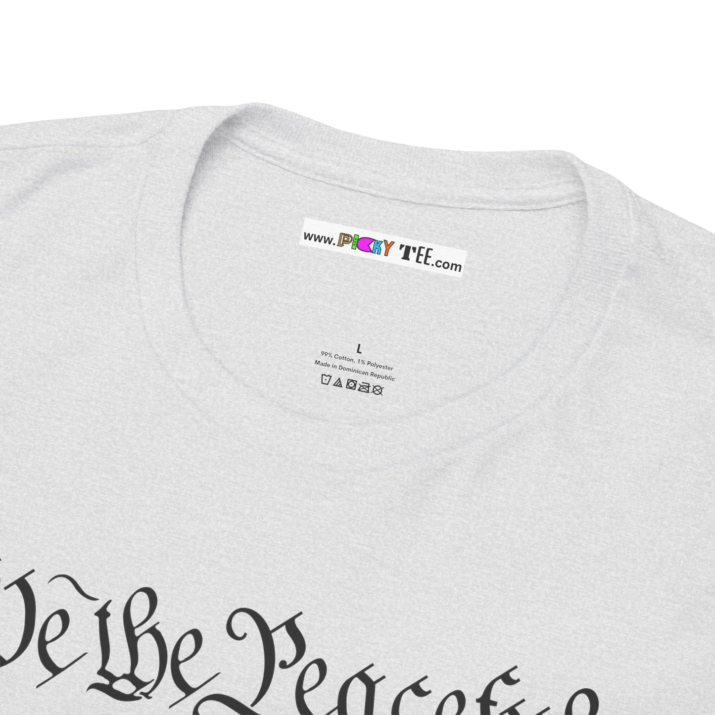 WE THE PEACEFUL Unisex Heavy Cotton Tee