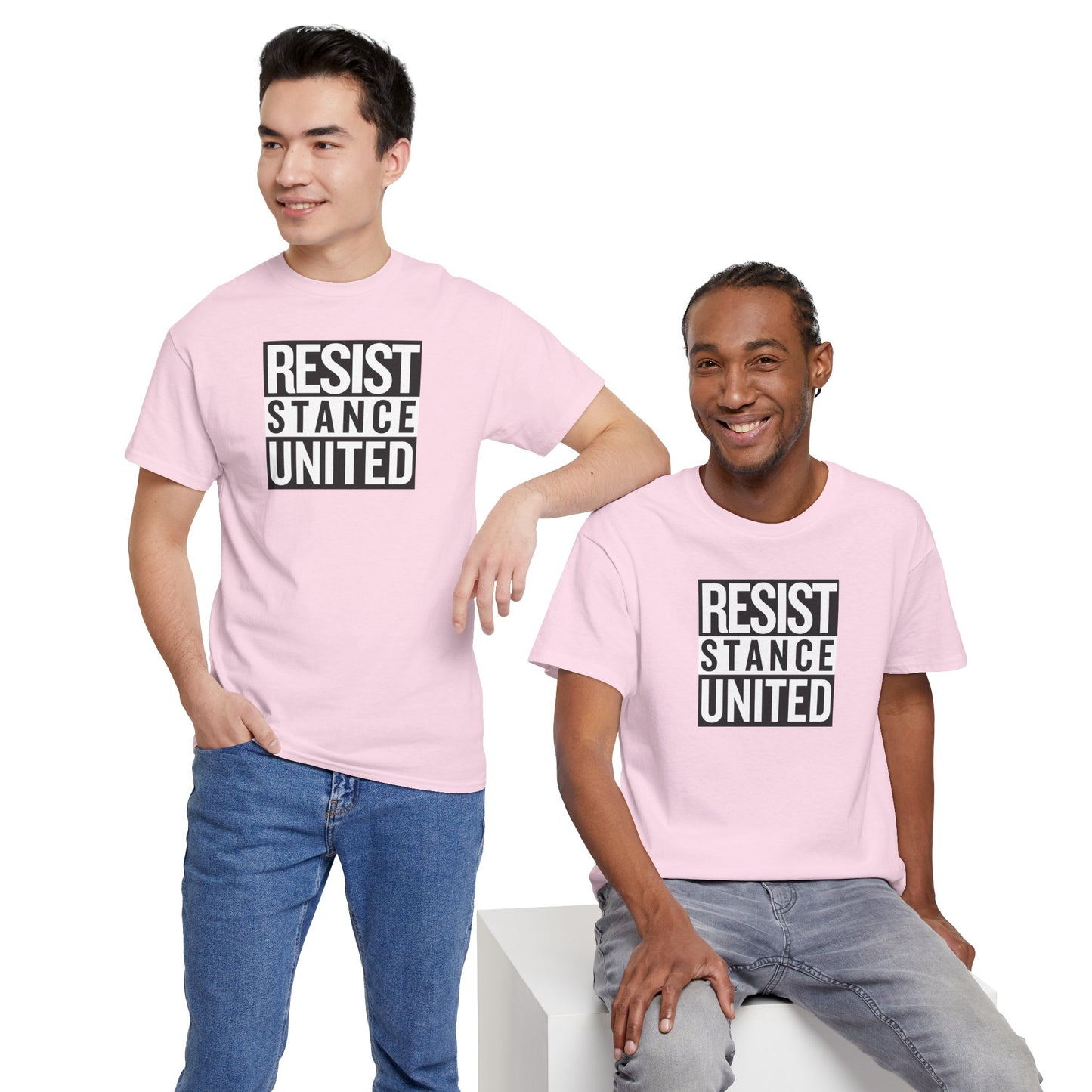RESIST STANCE UNITED Unisex Heavy Cotton Tee