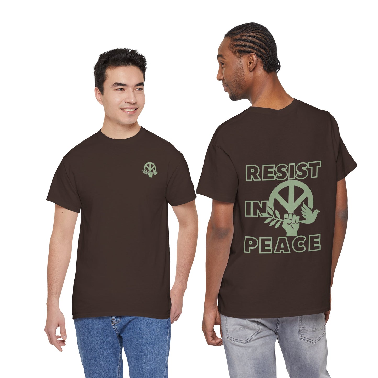RESIST IN PEACE Unisex Heavy Cotton Tee