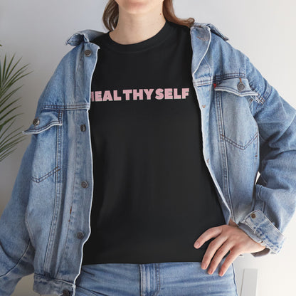 HEAL THY SELF Unisex Heavy Cotton Tee