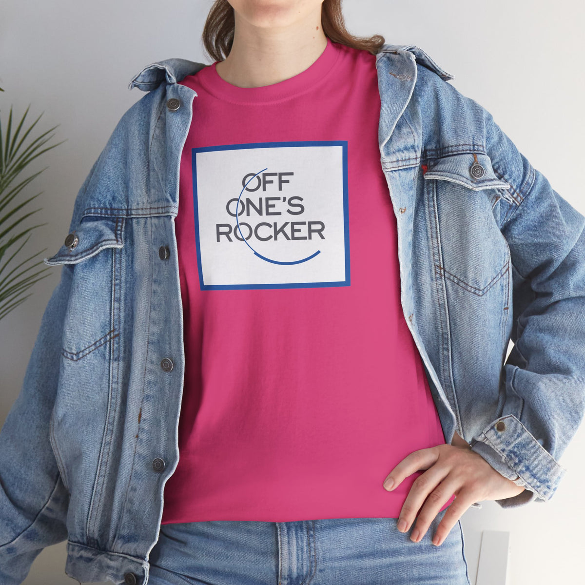 OFF ONE'S ROCKER Unisex Heavy Cotton Tee