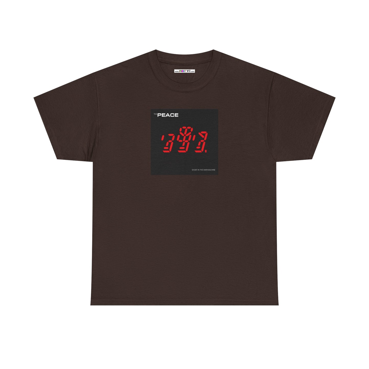 the PEACE ghost in the war-machine Unisex Heavy Cotton Tee