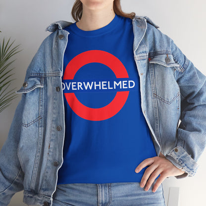 OVERWHELMED Unisex Heavy Cotton Tee