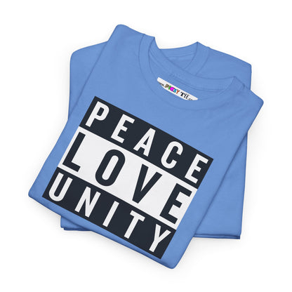 PEACELOVEUNITY Unisex Heavy Cotton Tee