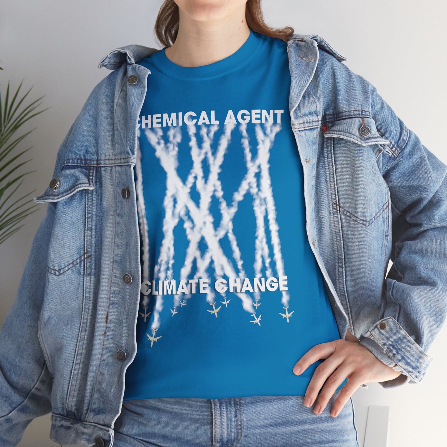 CHEMICAL AGENT/CLIMATE CHANGE Unisex Heavy Cotton Tee