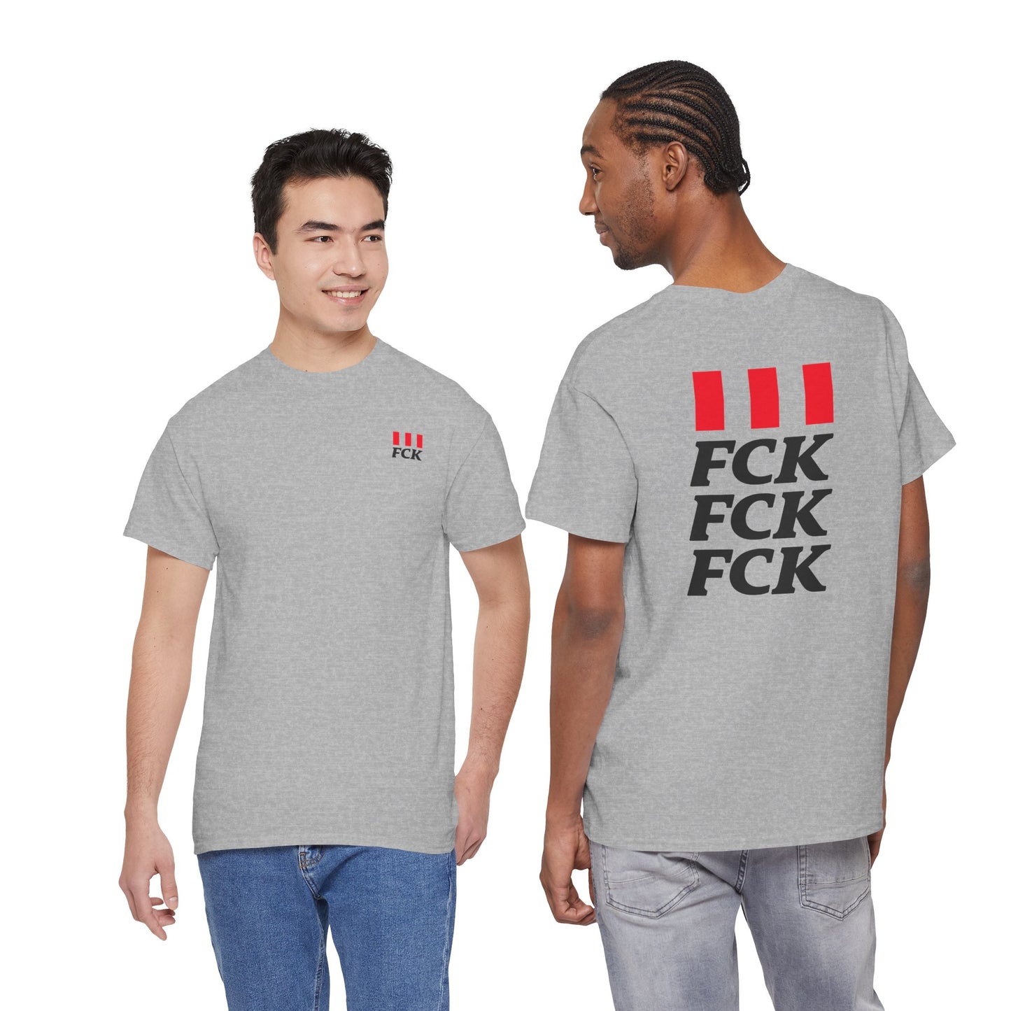 FCK FCK FCK Unisex Heavy Cotton Tee