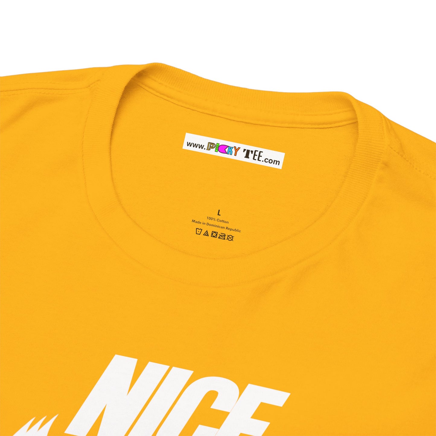 NICE... JUST BE. Unisex Heavy Cotton Tee