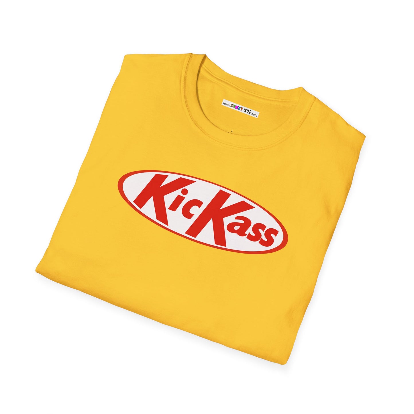 KicKass Unisex Softstyle 100% Cotton T-Shirt