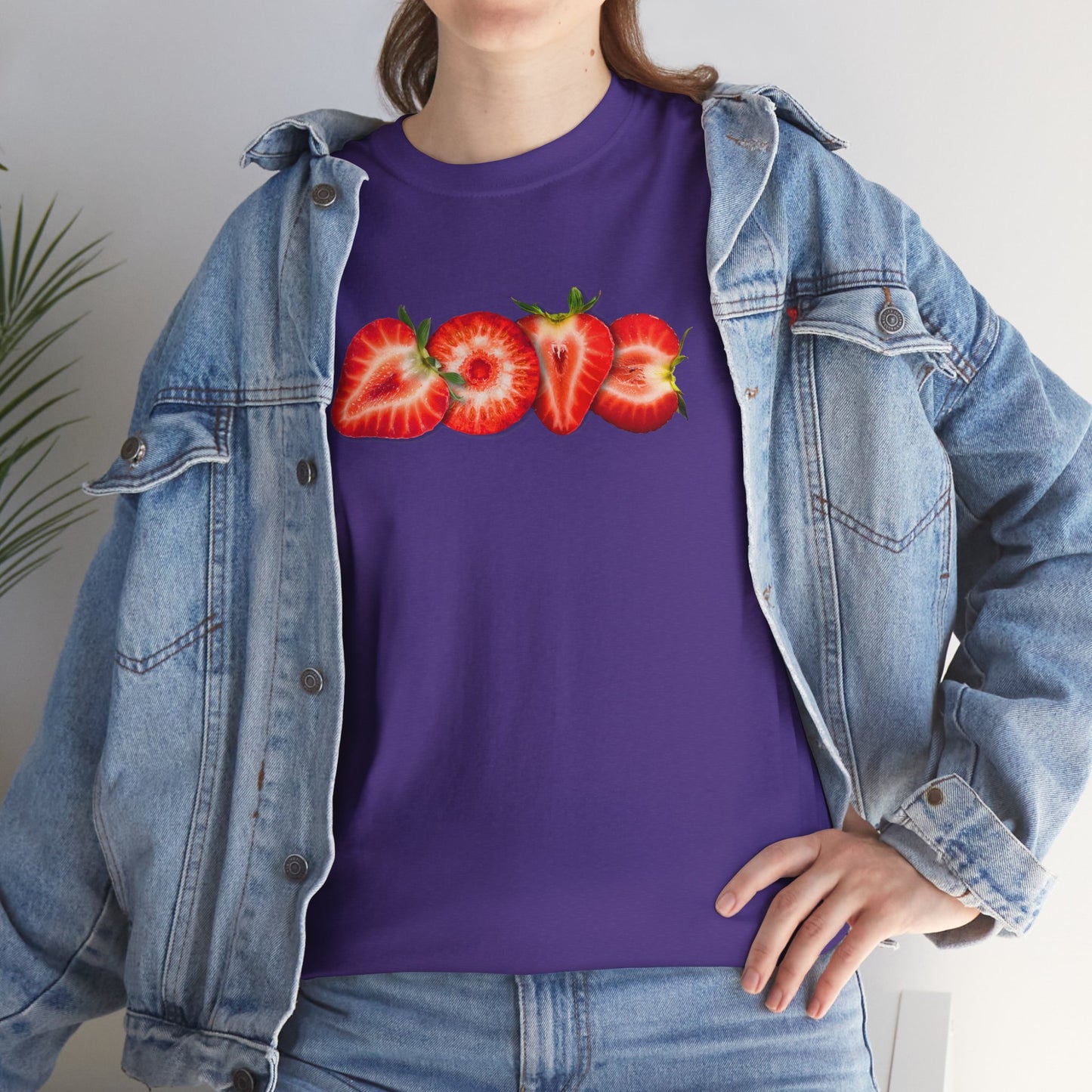 BERRY MUCH LOVE Unisex Heavy Cotton Tee