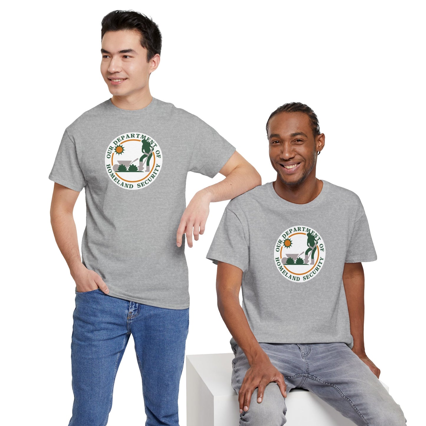 HOMELAND SECURITY (OUR DEPARTMENT OF) Unisex Heavy Cotton Tee