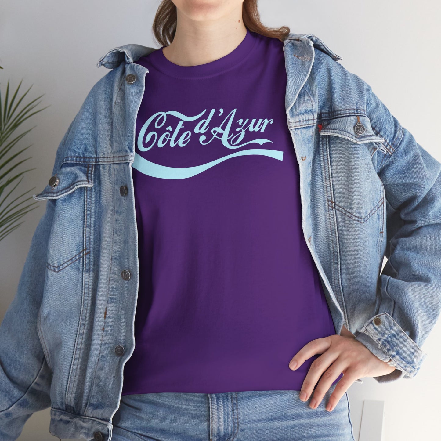 Côte d'Azur Unisex Heavy Cotton Tee