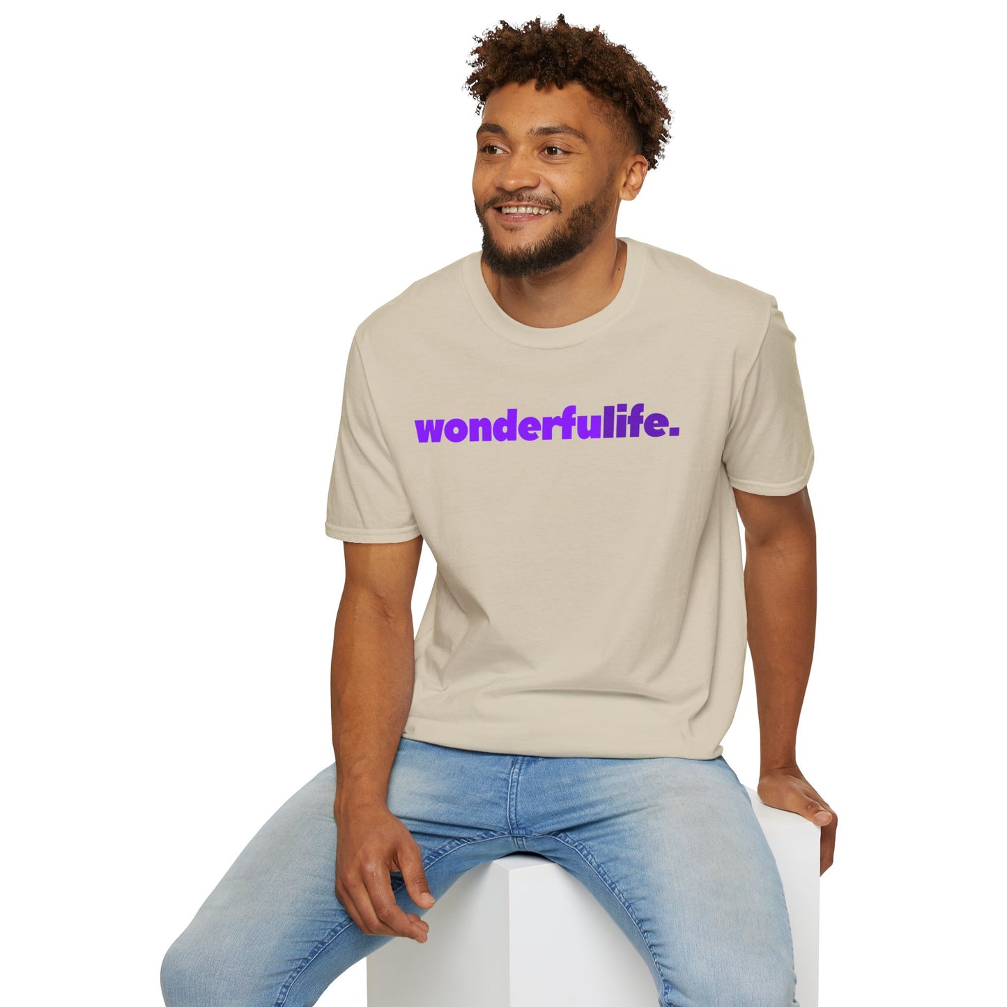 wonderfuLIFE. Unisex Softstyle 100% Cotton T-Shirt