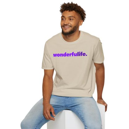 wonderfuLIFE. Unisex Softstyle 100% Cotton T-Shirt