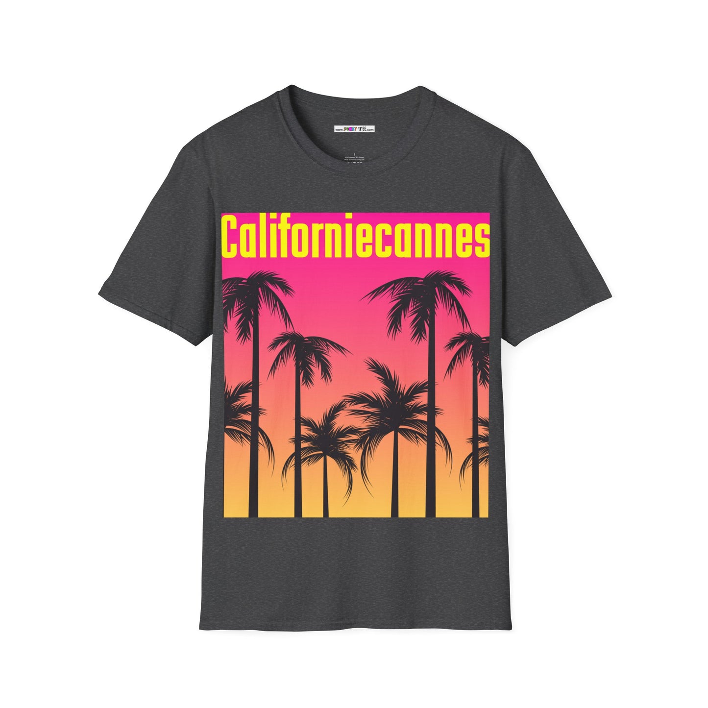 Californiecannes Unisex Softstyle 100% Cotton T-Shirt