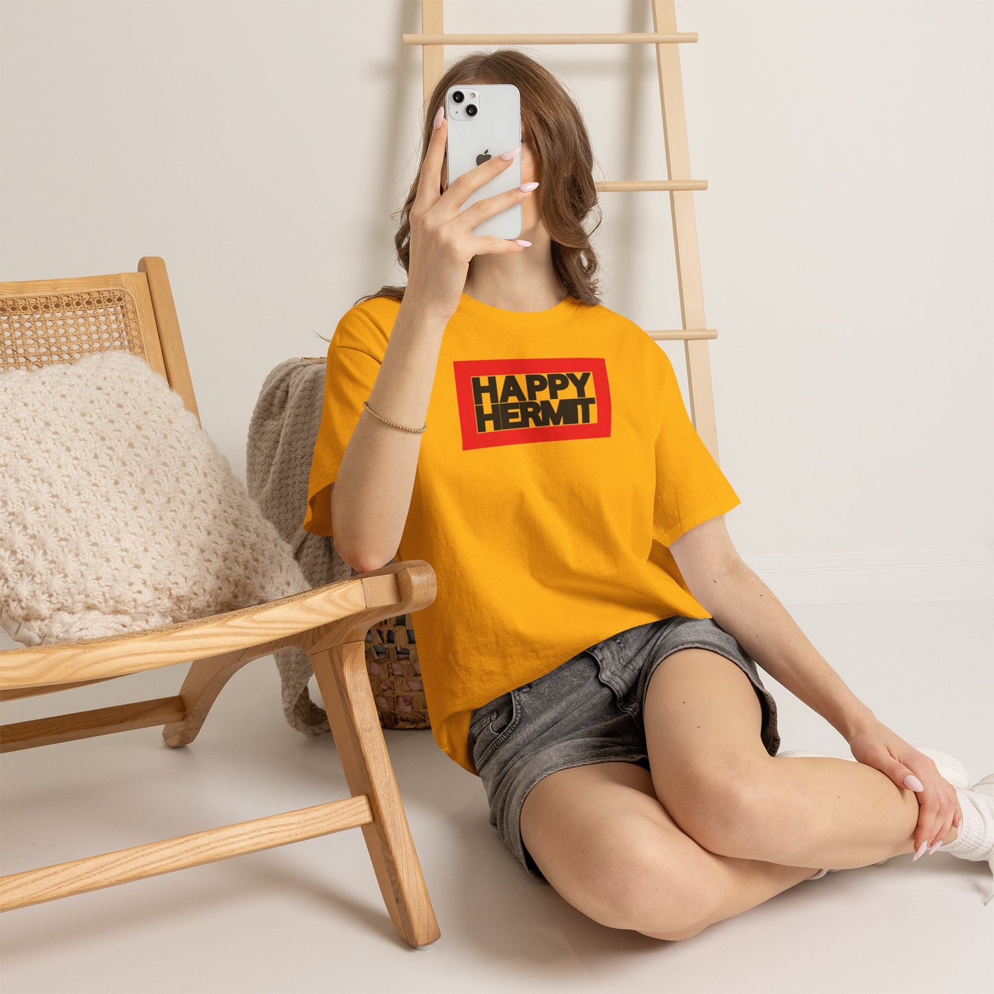 HAPPY HERMIT Unisex Heavy Cotton Tee