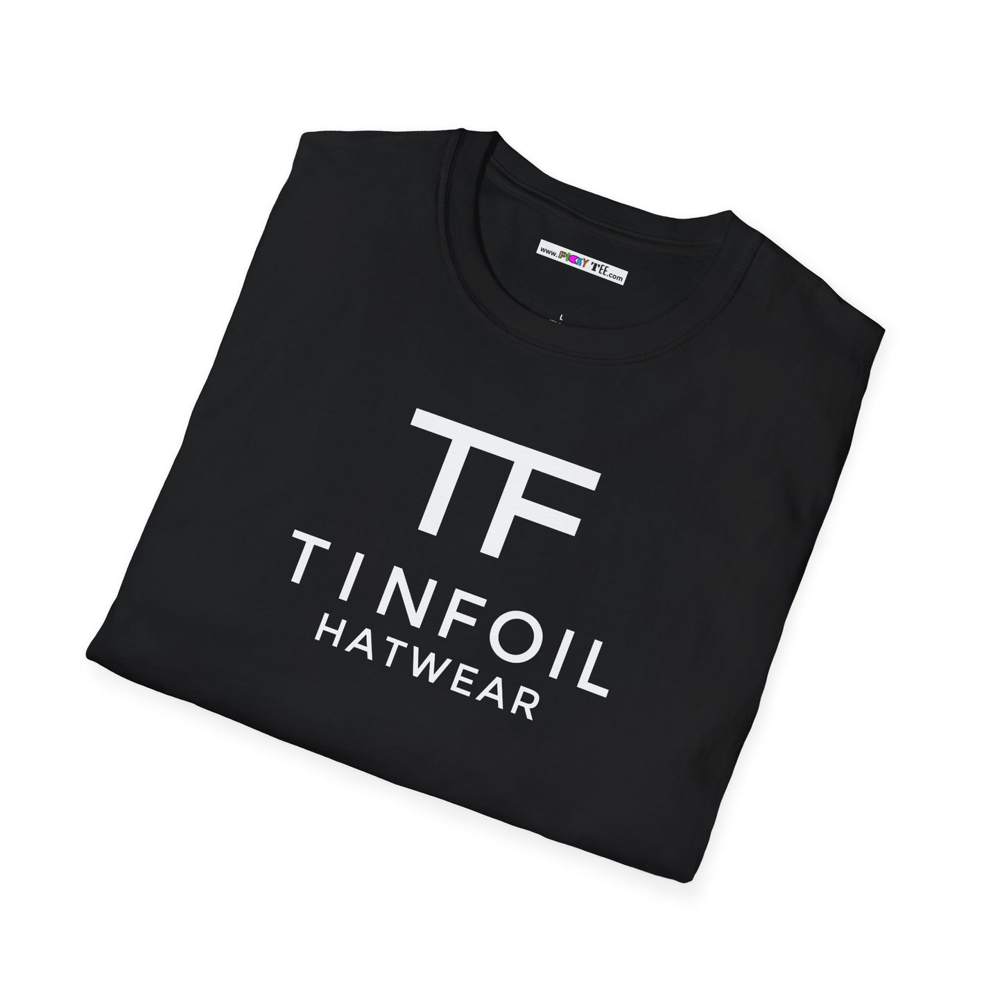 TF TIN FOIL HATWEAR Unisex Softstyle 100% Cotton T-Shirt