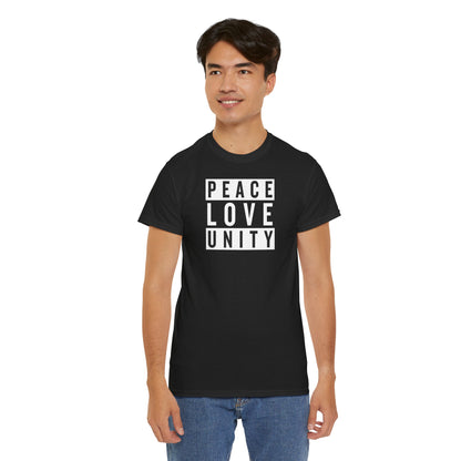 PEACELOVEUNITY Unisex Heavy Cotton Tee