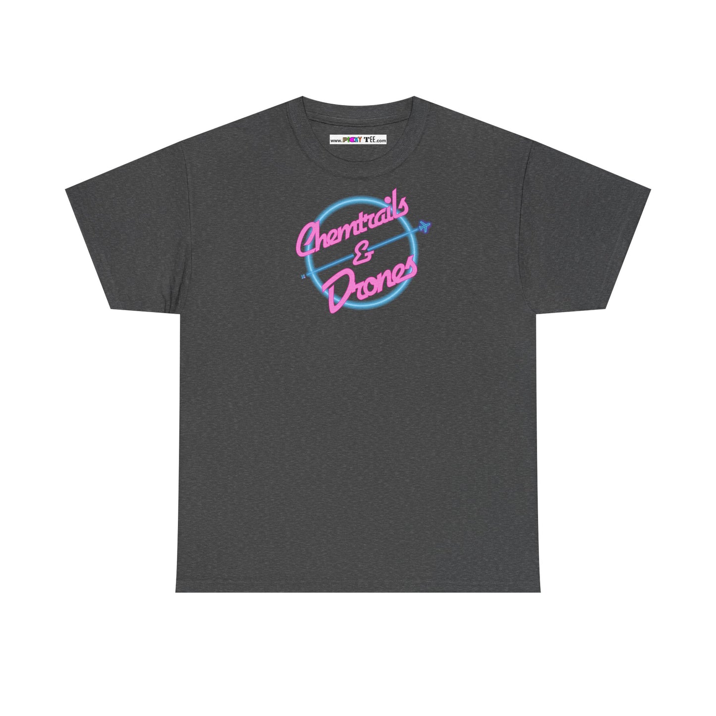 Chemtrails & Drones Unisex Heavy Cotton Tee