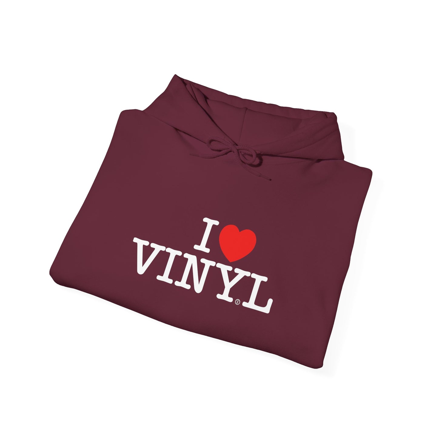 I ❤️ VINYL Unisex Heavy Blend™ Hooded Sweatshirt
