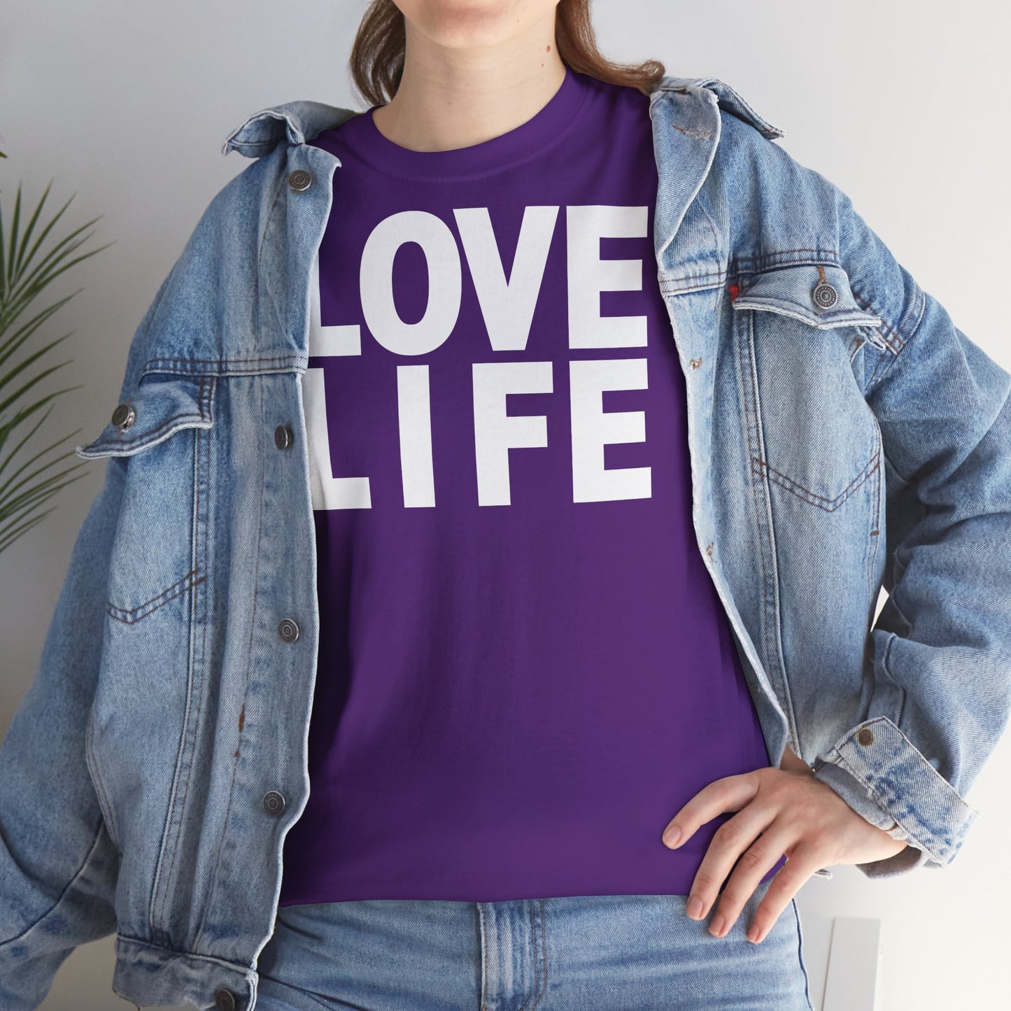 LOVE LIFE Unisex Heavy Cotton Tee