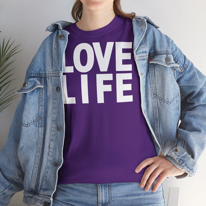 LOVE LIFE Unisex Heavy Cotton Tee