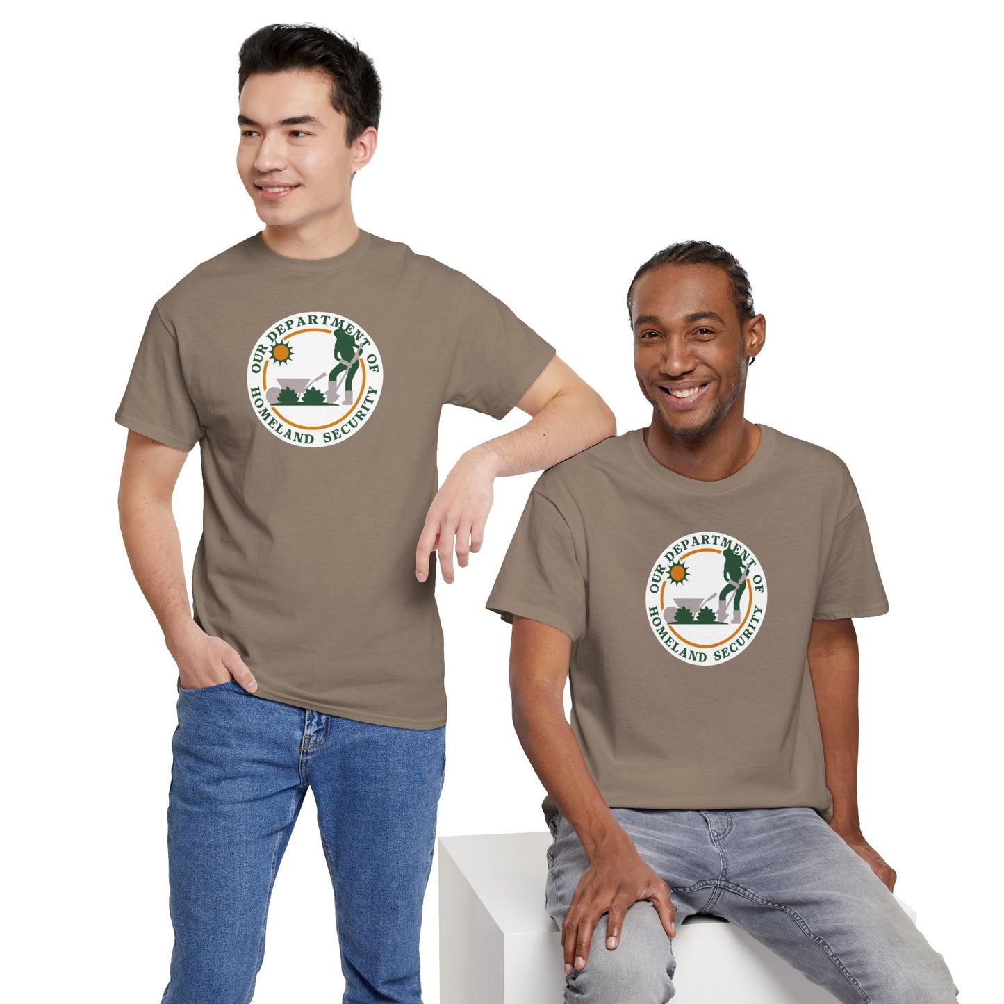 HOMELAND SECURITY (OUR DEPARTMENT OF) Unisex Heavy Cotton Tee