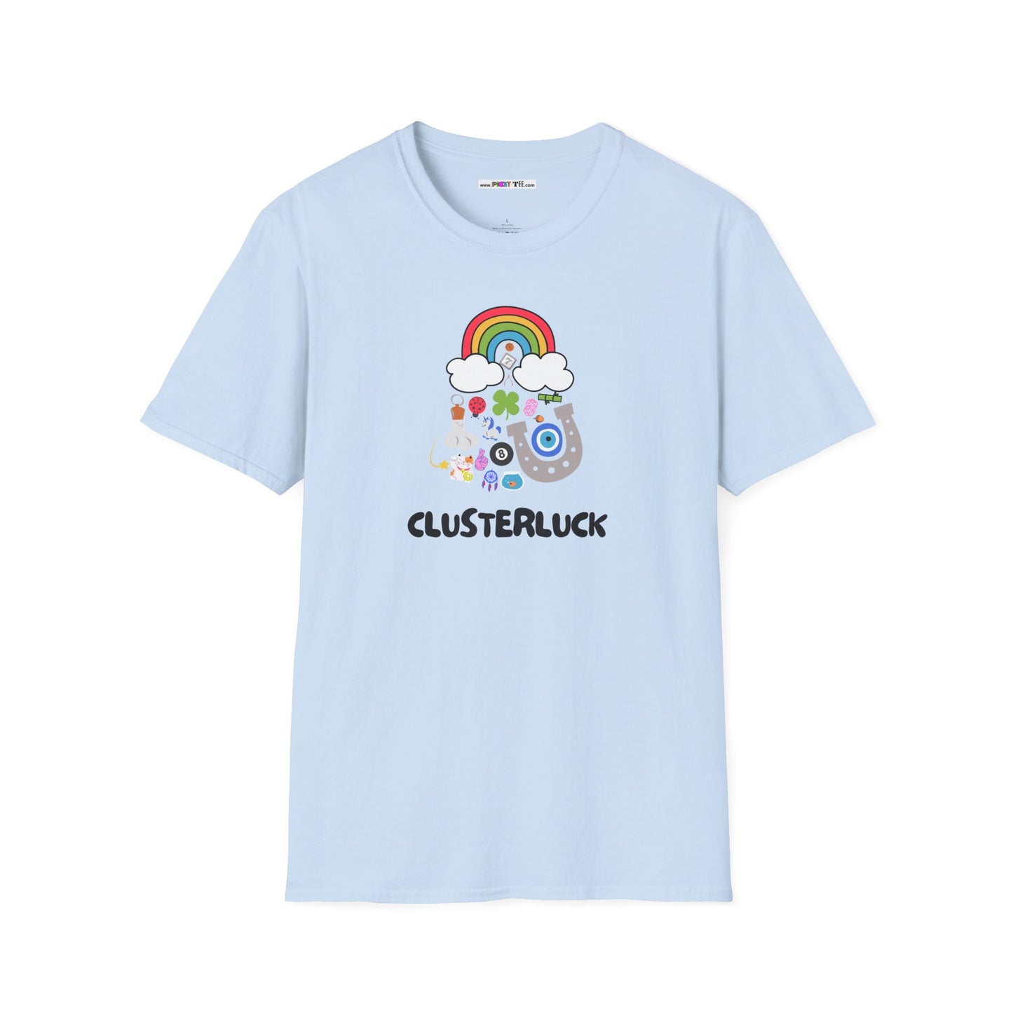 CLUSTERLUCK Unisex Softstyle 100% Cotton T-Shirt