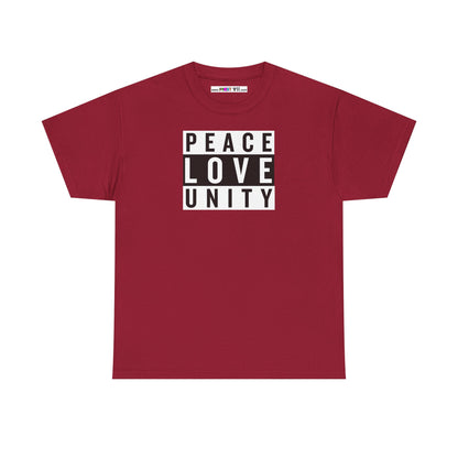 PEACELOVEUNITY Unisex Heavy Cotton Tee