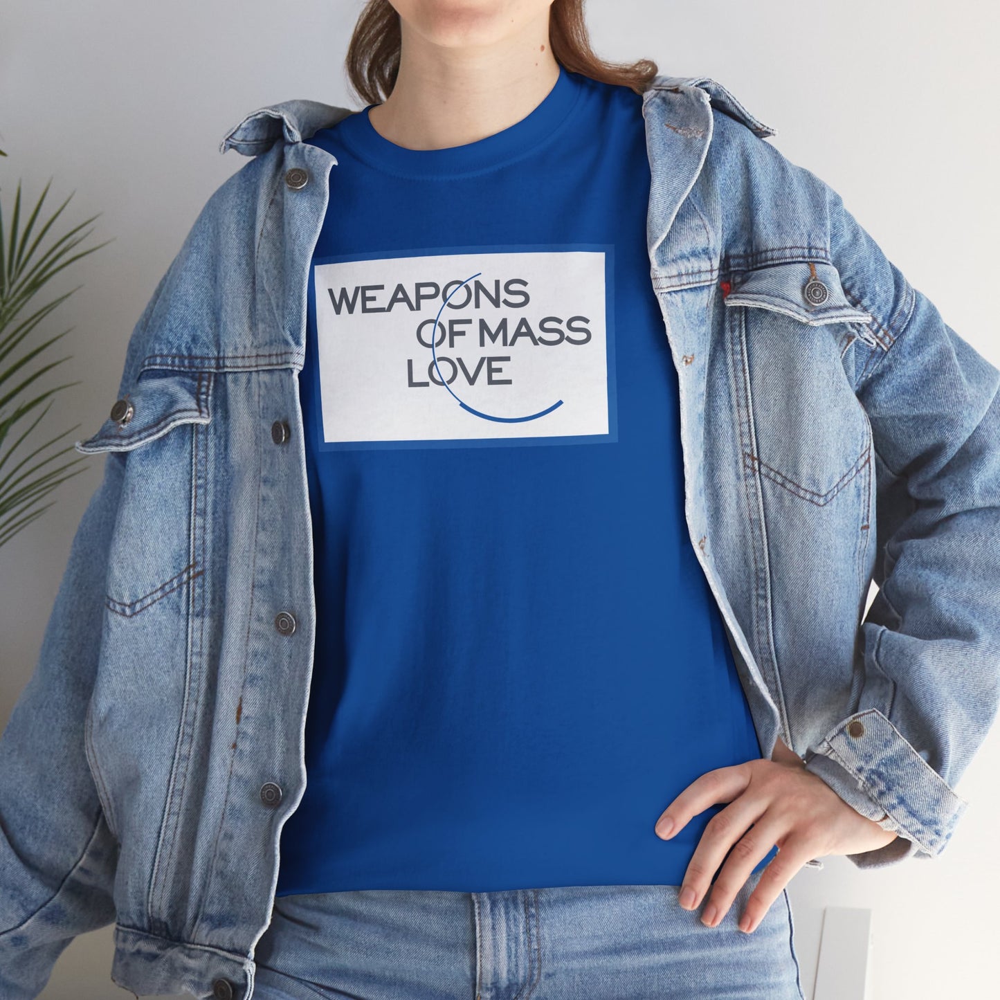 WEAPONS OF MASS LOVE Unisex Heavy Cotton Tee