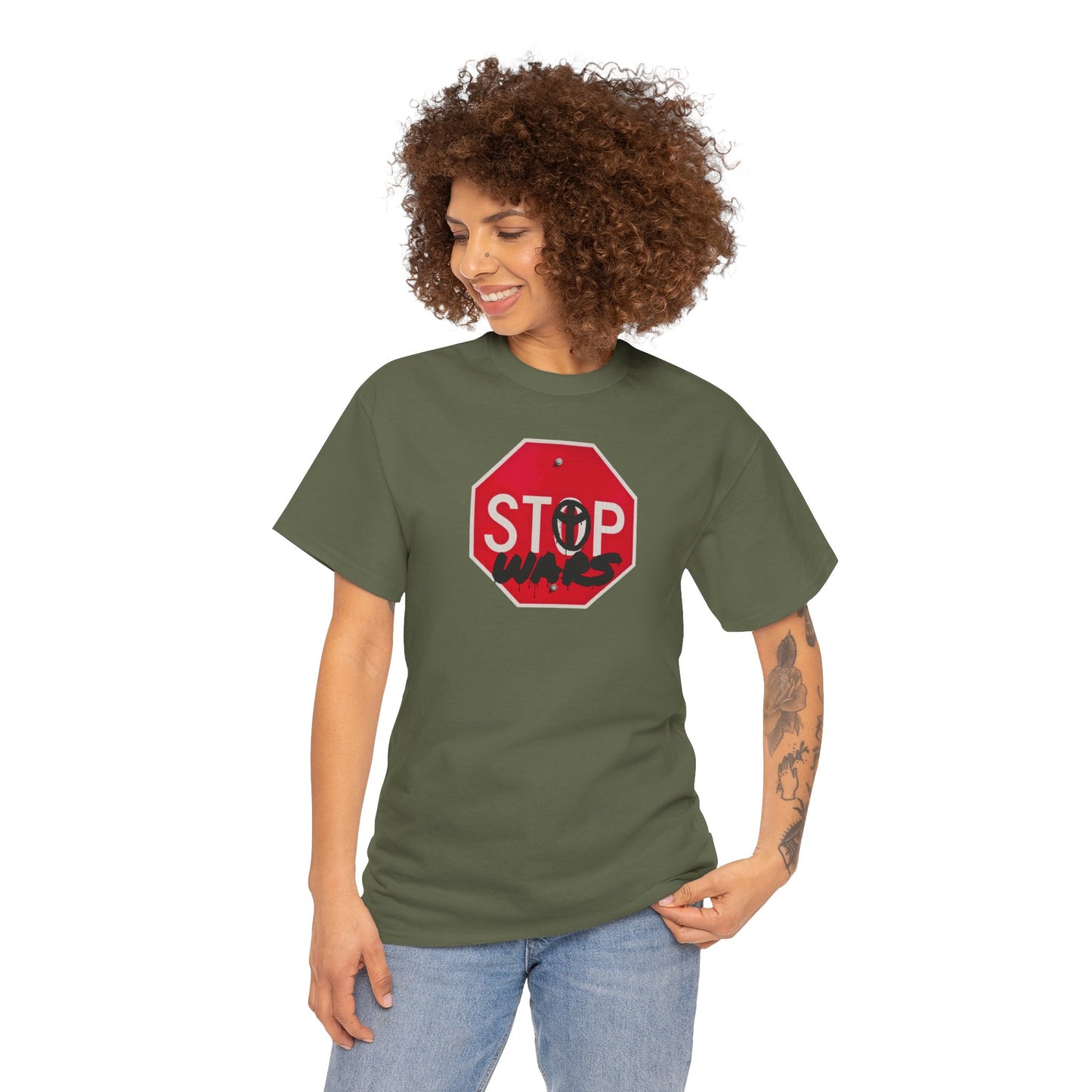 STOP wars Unisex Heavy Cotton Tee