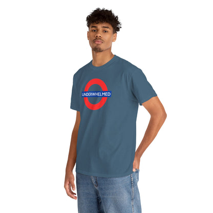 UNDERWHELMED Unisex Heavy Cotton Tee